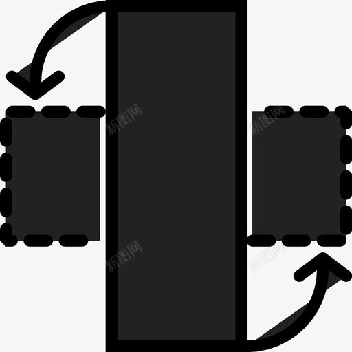 水平旋转切换形状图标svg_新图网 https://ixintu.com 切换 工具 形状 水平旋转 编辑 翻转 角度 调整