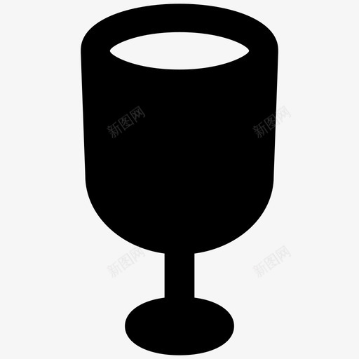 酒杯庆典和派对大胆的固体图标svg_新图网 https://ixintu.com 庆典和派对大胆的固体图标 酒杯