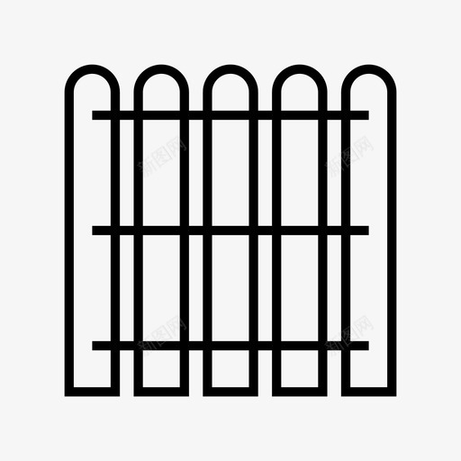 围栏木制墙壁图标svg_新图网 https://ixintu.com 保护 围栏 墙壁 安全 屏幕 木制 禁止 纠察 限制进入 隐私 障碍