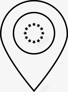 欧洲国旗存储智能手机图标图标