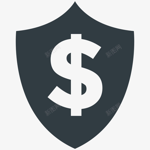 金融安全安全酷标图标svg_新图网 https://ixintu.com 安全酷矢量图标 金融安全