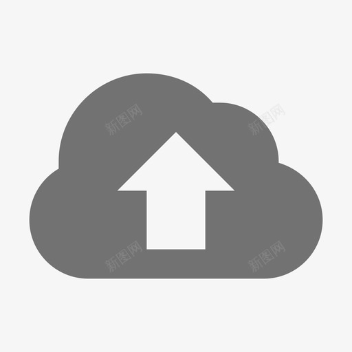 云上传启动和开发材料标图标svg_新图网 https://ixintu.com 云上传 启动和开发材料设计图标