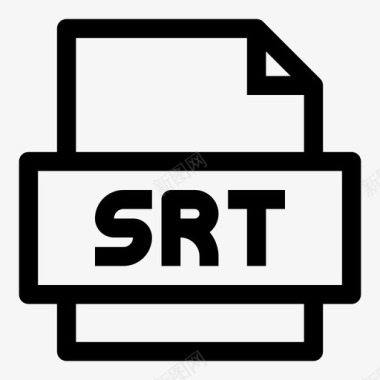 srt文件饮料视频文件图标图标