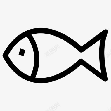 鱼海鲜海洋图标图标