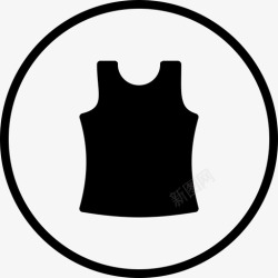 女式标志背心内衣夏季图标高清图片
