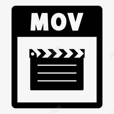 mov文件视频quicktime图标图标
