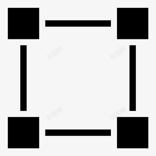 对象目标选定图标svg_新图网 https://ixintu.com 变换 实体 对象 材质 目标 调整大小 选定 锚定 项