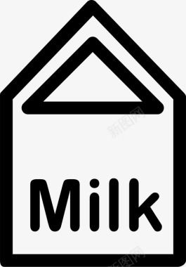 牛奶美食家图标图标