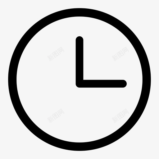 时钟计时器滴答器图标svg_新图网 https://ixintu.com 小时 手表 日期 时钟 滴答器 计时器