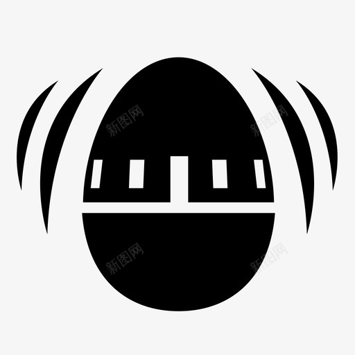 鸡蛋计时器厨师厨房图标svg_新图网 https://ixintu.com 厨师 厨房 套装 戒指 秒表 轨道 鸡蛋计时器