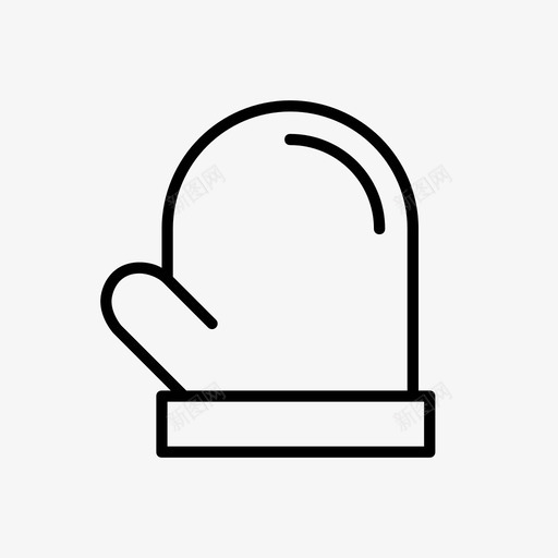 手套圣诞节寒冷图标svg_新图网 https://ixintu.com 冬天 圣诞节 天气 寒冷 手 手套 温暖 连指手套
