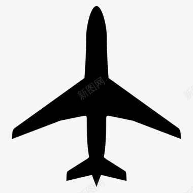 飞机航空公司航班图标图标