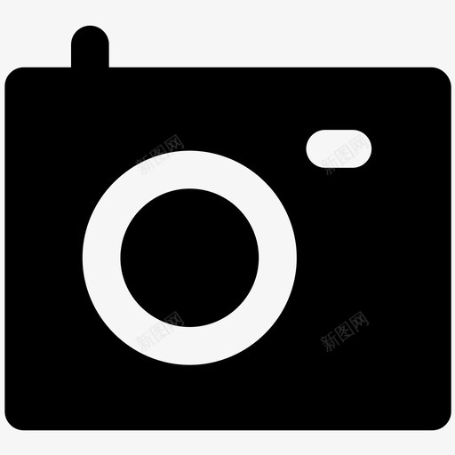 相机购物大胆的固体图标svg_新图网 https://ixintu.com 相机 购物大胆的固体图标
