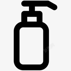 加样器皂液器衣服加粗线图标高清图片