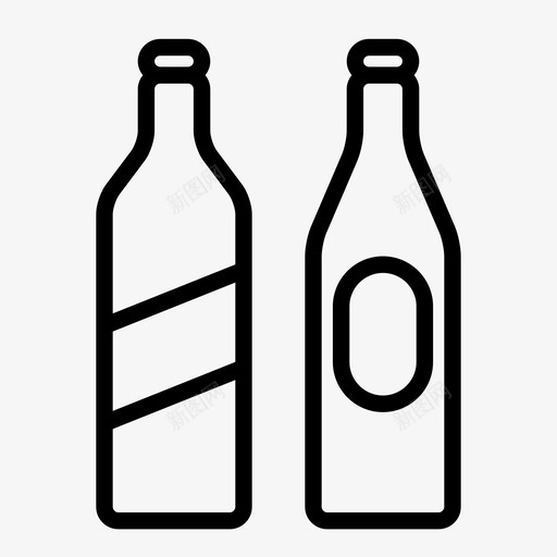 瓶子防止溢出液体保管员图标svg_新图网 https://ixintu.com 俱乐部 液体保管员 玻璃容器 瓶子 酒吧 防止溢出 顶部罐子 饮料 饮料容器 鸡尾酒酒吧