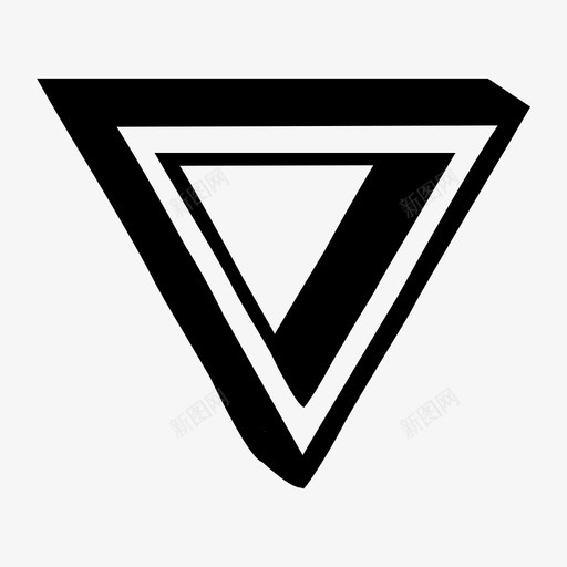 三角形白色想要图标svg_新图网 https://ixintu.com 60度角 三角形 圆锥体 形状 想要 抛投 爱情 白色 绘制集23d 迷恋 金字塔