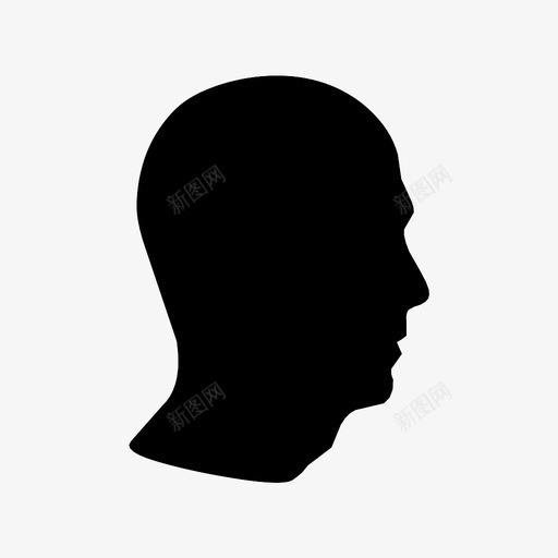 男人秃头空白图标svg_新图网 https://ixintu.com 人 侧面 头 成熟 男人 男孩 秃头 空白 老
