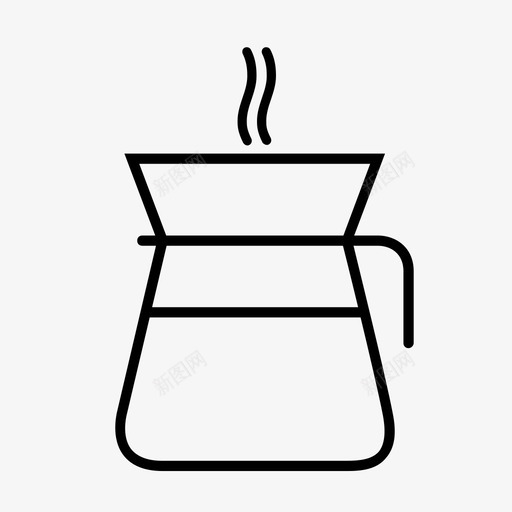咖啡壶点心热的图标svg_新图网 https://ixintu.com 咖啡 咖啡壶 杯子 点心 热的 茶 饮料