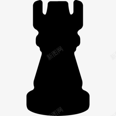 黑塔象棋棋子形状形状多种运动图标图标