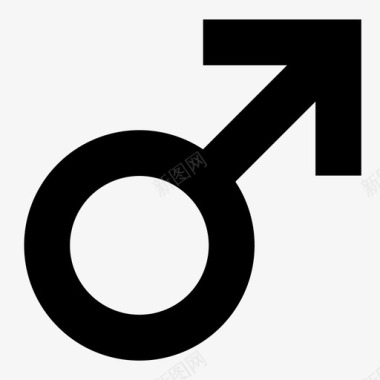 男性星座性别图标图标