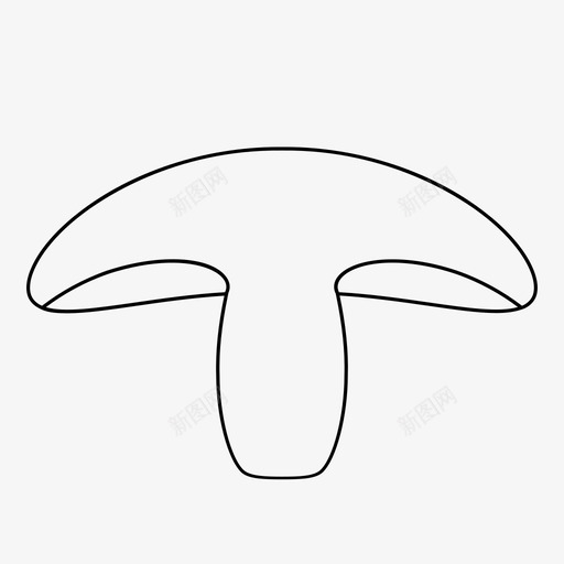 蘑菇贮藏自然图标svg_新图网 https://ixintu.com 危险 放大镜 真菌 自然 蘑菇 视觉 贮藏 预测 食品 鳃