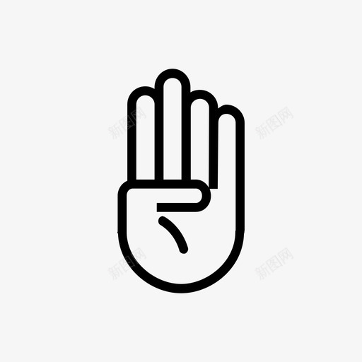 手指手部移动实心图标svg_新图网 https://ixintu.com 手指 手部移动实心图标