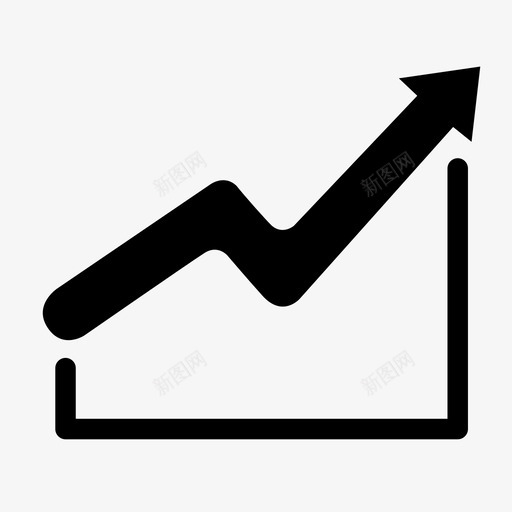 图形趋势成功图标svg_新图网 https://ixintu.com 利润 向上 图形 图表 增加 开始 成功 流程 趋势