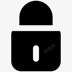 隐私物品挂锁安全隐私图标高清图片