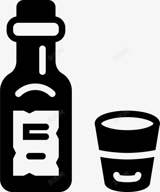 威士忌瓶西倒图标svg_新图网 https://ixintu.com 倒 冰 威士忌瓶 玻璃杯 西 酒吧 酒精 野生 野生西部固体 饮料