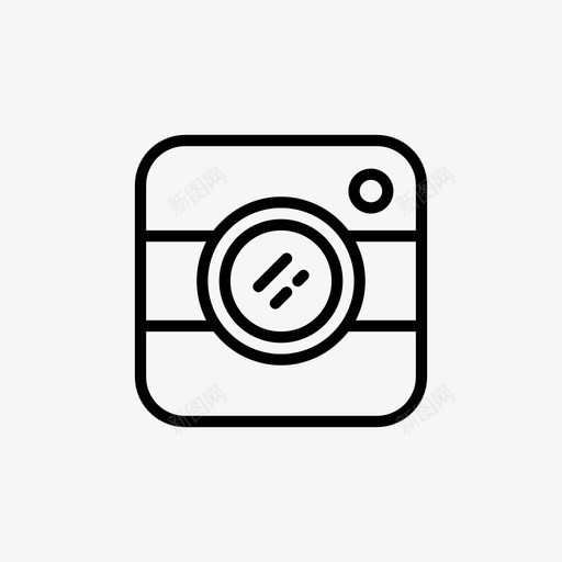 相机标签摄影图标svg_新图网 https://ixintu.com instagram 图像 复古 摄影 旧 标签 相机 移动 视听制作 计算机