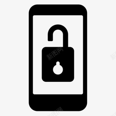解锁电话密码图标图标