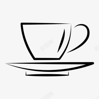 茶杯美味一杯茶图标图标