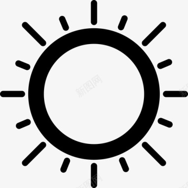 阳光条件干燥图标图标