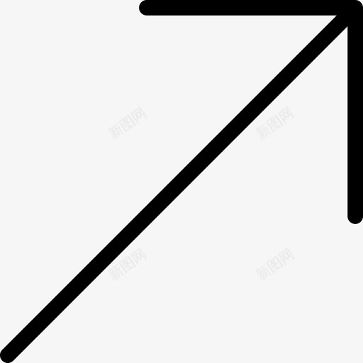 右上箭头符号shift图标svg_新图网 https://ixintu.com shift smashicons箭头轮廓 位置 右上箭头 对象 指向 移动 符号