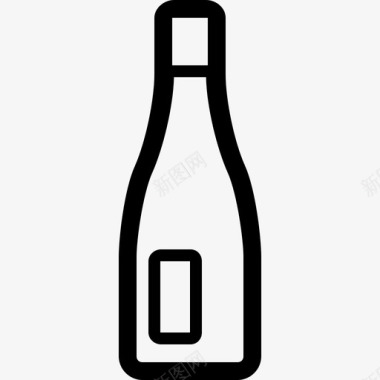 酒瓶智能手机百万像素图标图标