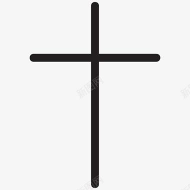十字架宗教加图标图标
