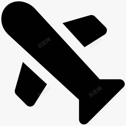 飞机飞行员着陆图标svg_新图网 https://ixintu.com 快速 旅行 物流配送加粗实心图标 着陆 航空 飞机 飞行 飞行员