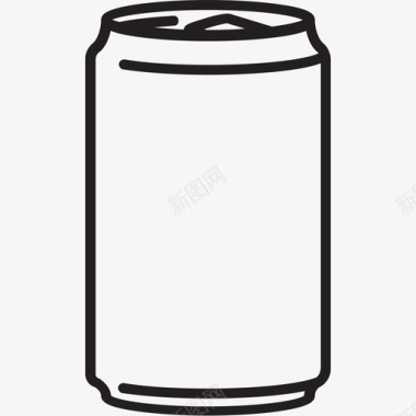 空汽水罐啤酒汽水罐图标图标