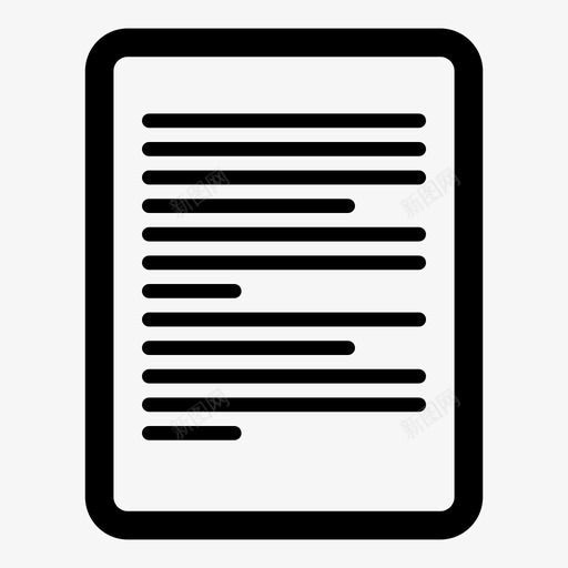 文件说明信件图标svg_新图网 https://ixintu.com 书写 信件 报告 文件 文本 汇编 说明 页
