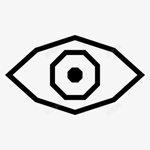 眼睛可见的单数的图标svg_新图网 https://ixintu.com 全看见的 动作 单数的 可见的 毛骨悚然的 看的 看见的 眼睛 眼睛的 视觉 角动作