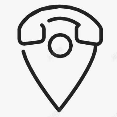 电话静音接收器图标图标