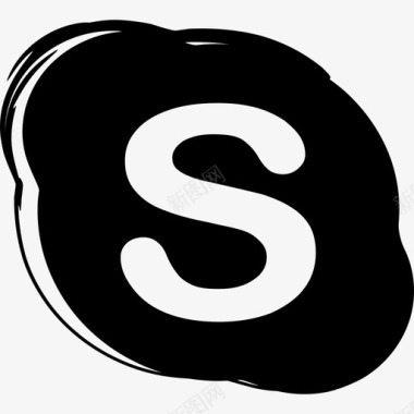 Skype徽标社交略图社交图标图标