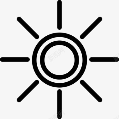 太阳太空美好的太阳图标图标