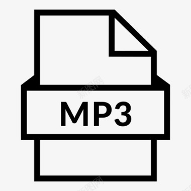 mp3文件歌曲音乐文件图标图标