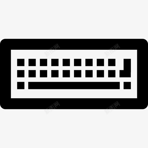 从俯视图的键盘带按钮和条电脑图标svg_新图网 https://ixintu.com 从俯视图的键盘 带按钮和条 必需品 电脑