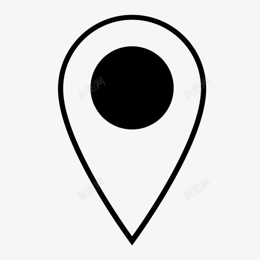 地图标记图钉物体svg_新图网 https://ixintu.com gps 图钉 地图标记 地理位置 定位销 指示器 材料 物体 物品