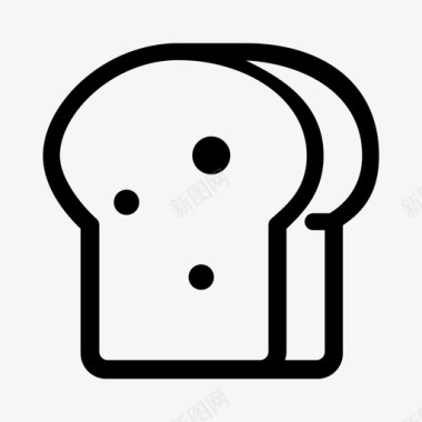 面包房小吃糕点厨师图标图标