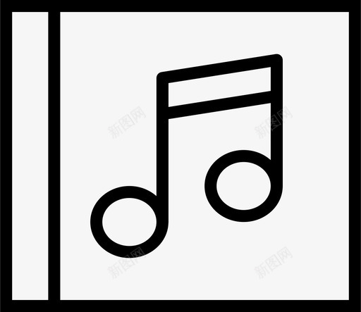 音乐专辑唱片笔记簿图标svg_新图网 https://ixintu.com cd盒 ipodshuffle smashicons基本轮廓 唱片 声音 旋律 磁盘 笔记簿 音乐专辑