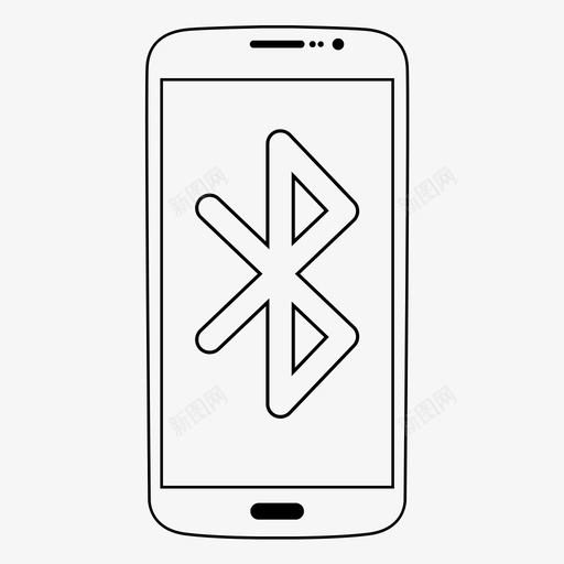 智能手机蓝牙iphone智能图标svg_新图网 https://ixintu.com iphone 安卓 手持 无线 智能 智能手机蓝牙 苹果 蓝牙智能手机 设备 连接