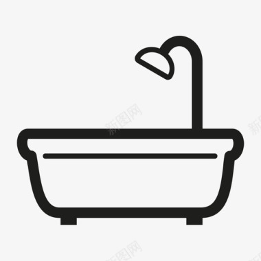 浴室清洁卫生图标图标